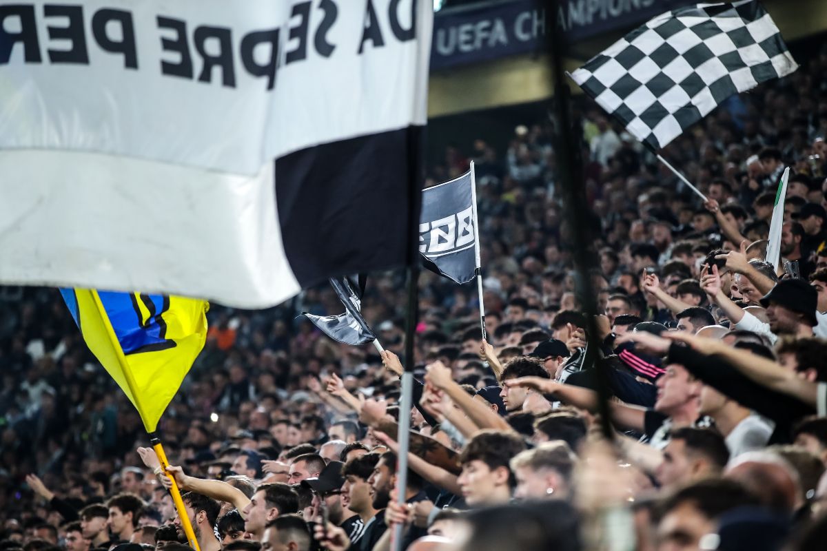 Tifosi della Juventus, 22 ottobre 2024, Champions League