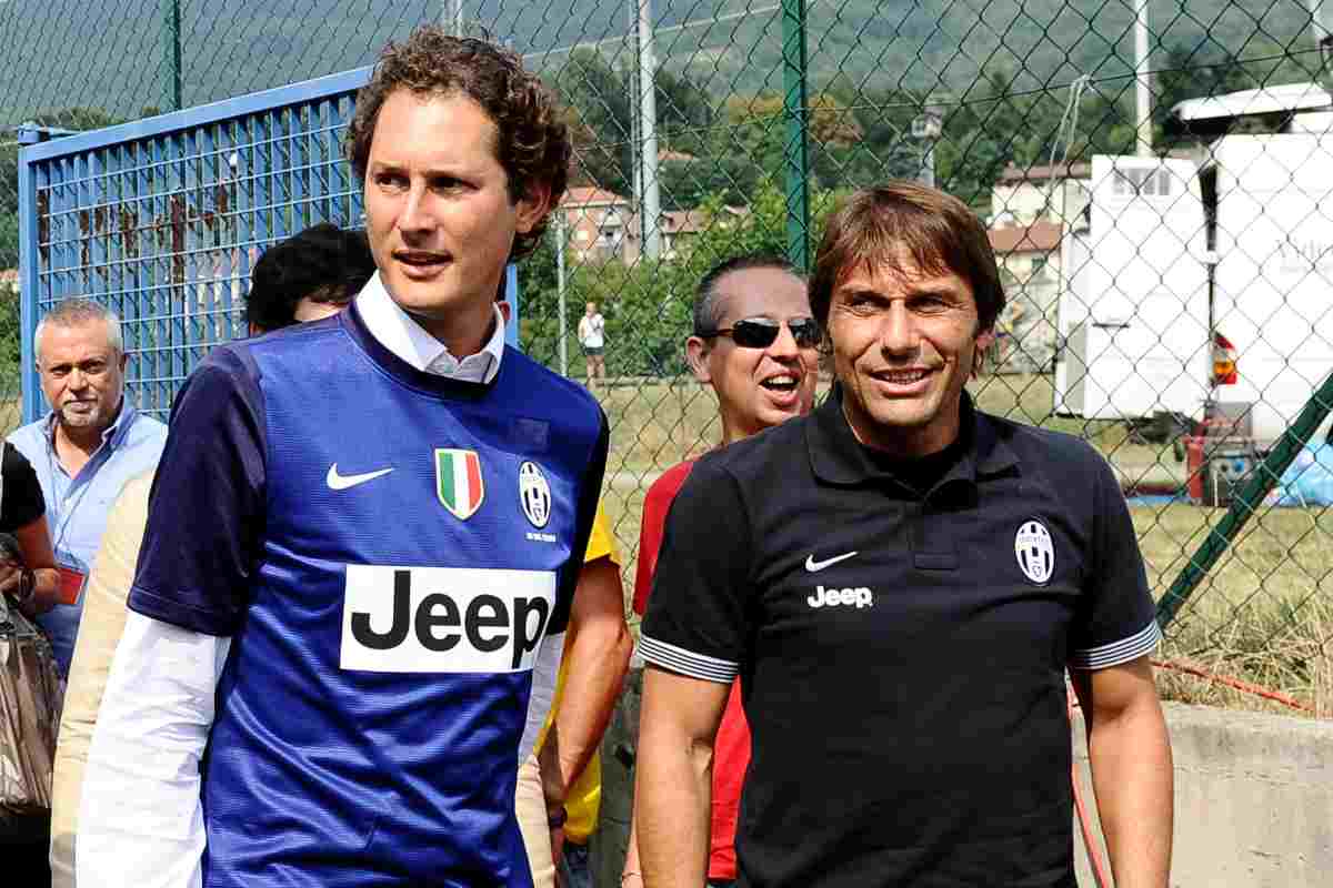 Juventus Elkann e Conte
