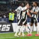 Esultanza della Juventus al gol di Randal Kolo Muani in Napoli-Juventus del 25 gennaio 2025
