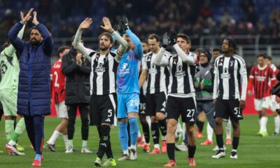 Juventus, saluti squadra, Milan-Juventus