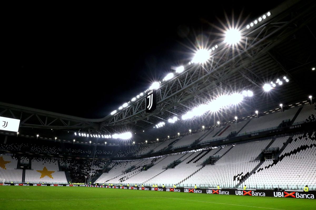 Tribune vuote dello Juventus Stadium di Torino